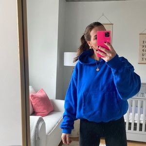 Kanye x Gap Blue Hoody Medium Blue